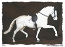 Dressage tack set made for model horses by Jana Skybova